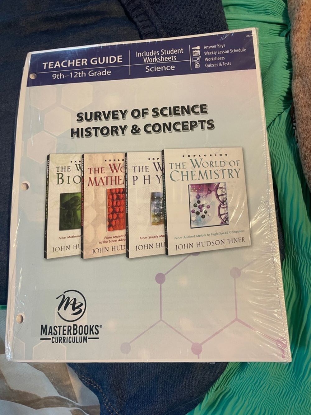 New MasterBooks Teacher Guide - Survey of Science History & Concepts -worksheets